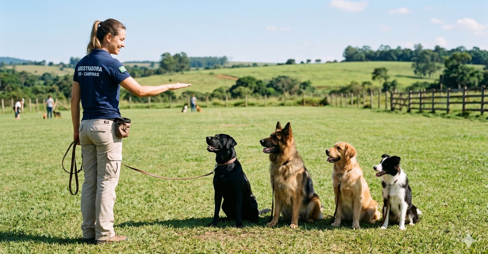 Comandos básicos no adestramento de cães