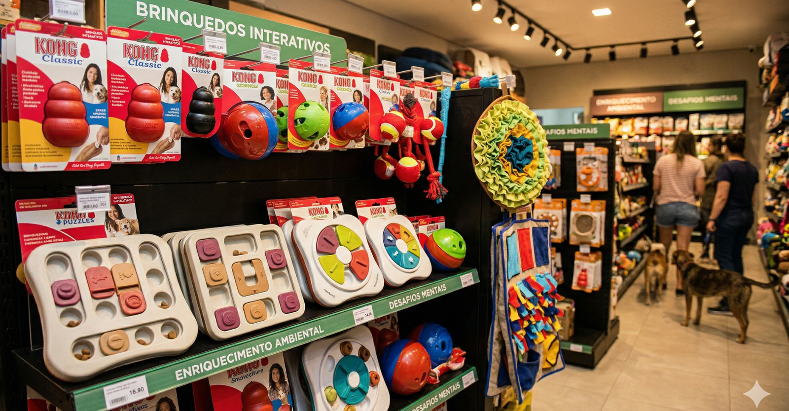 Como Escolher os Brinquedos Perfeitos para seu Cão! 15 Brinquedos interativos para cães em exposição