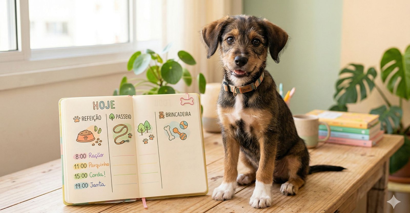 Filhote vira-lata rotina pets iniciantes capa blog