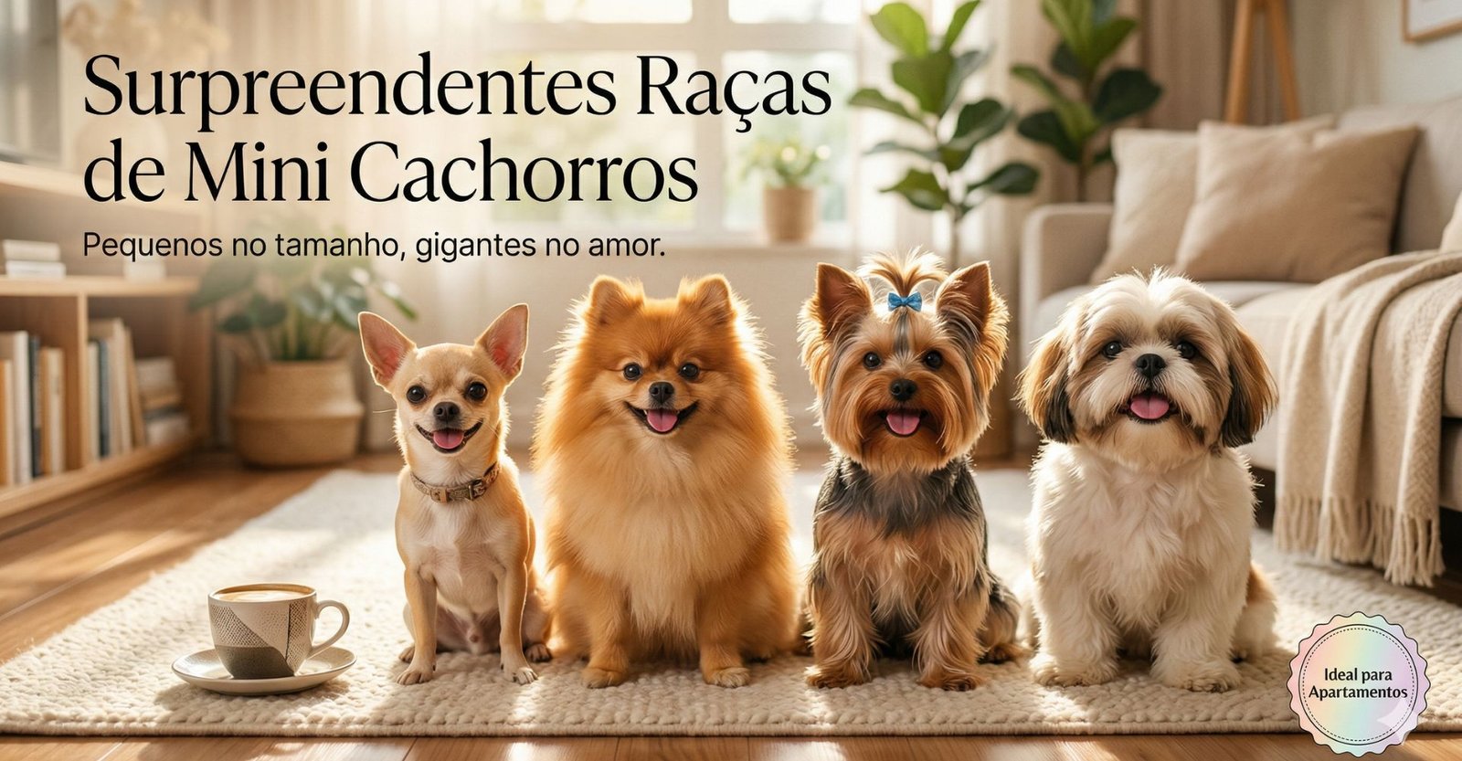 Surpreendentes Raças de Mini Cachorros que Permanecem Pequenos