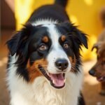Cachorro brincando em escolinha para cães