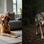 comparação entre cachorro doméstico e lobo selvagem