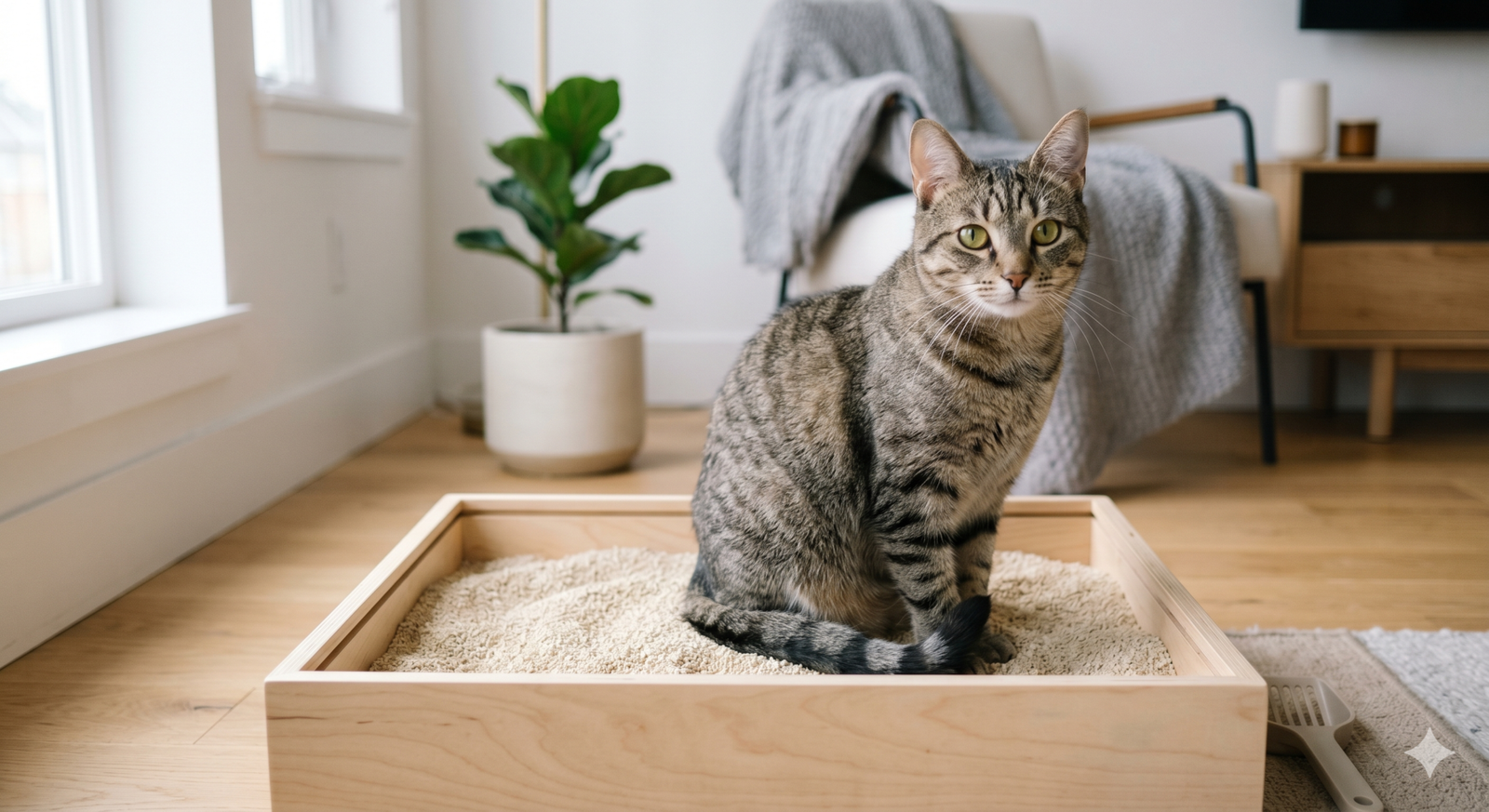 Alerta no lar: areia de mandioca promete mais higiene para gatos 1 Areia de mandioca para gatos em ambiente doméstico