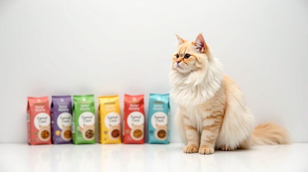 Tendências de ração para gatos