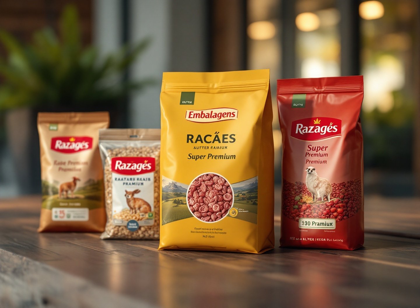 Qualidade ou Preço? Encontre a Ração Perfeita para Seu Pet 3 Variedade de rações para cães em prateleira