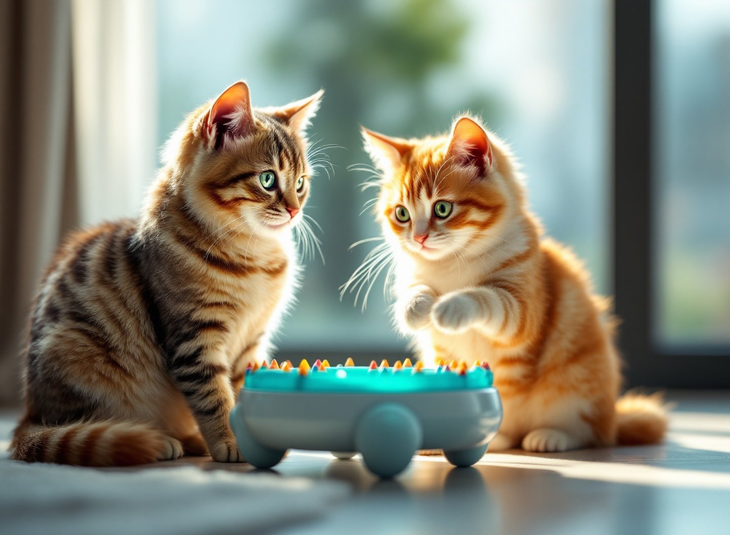 Transforme a diversão do seu pet com a escolha de brinquedo eficaz 3 Gato brincando com brinquedo interativo de caça