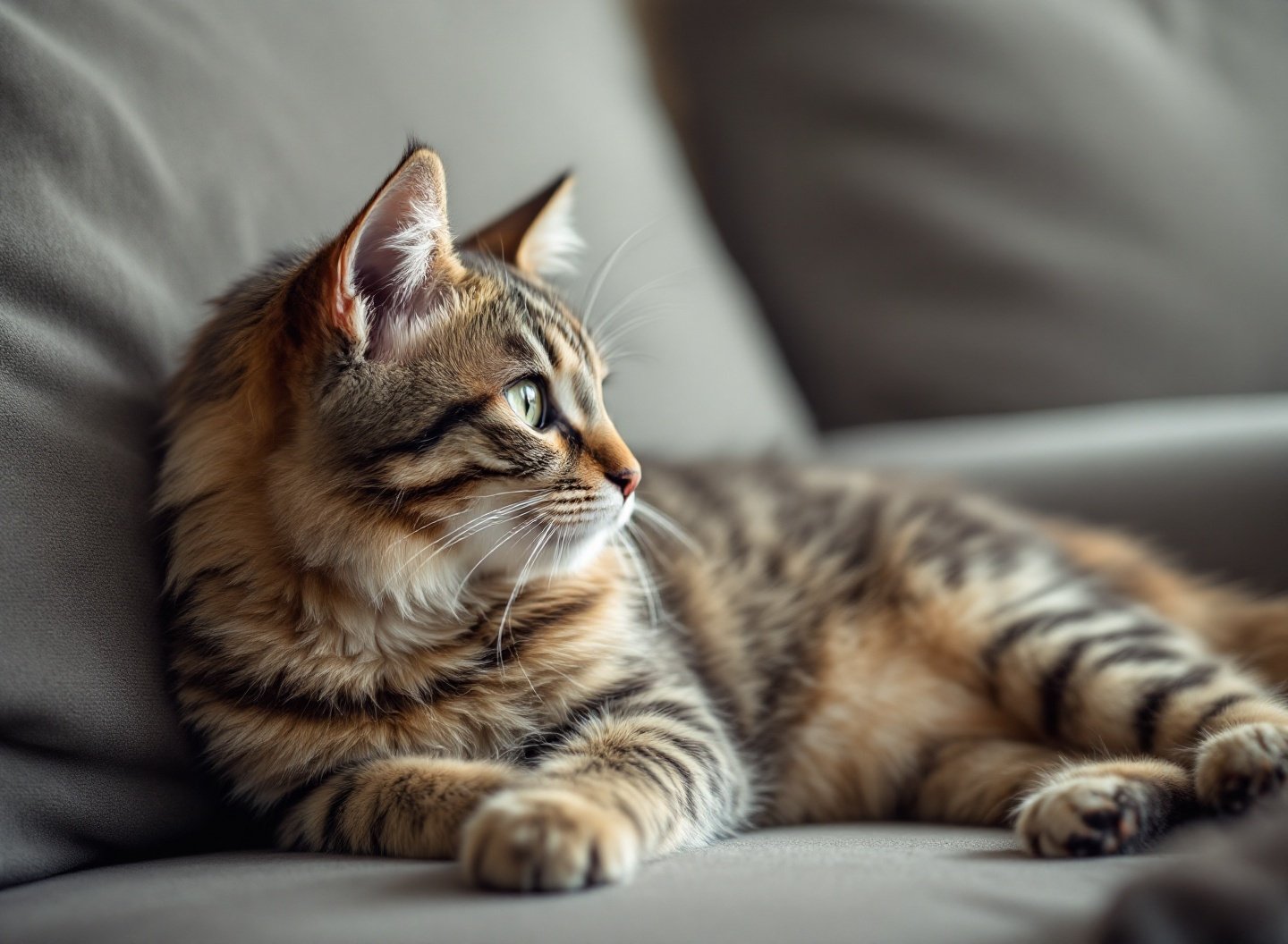 Gato observando tutor atento a sinais de dor