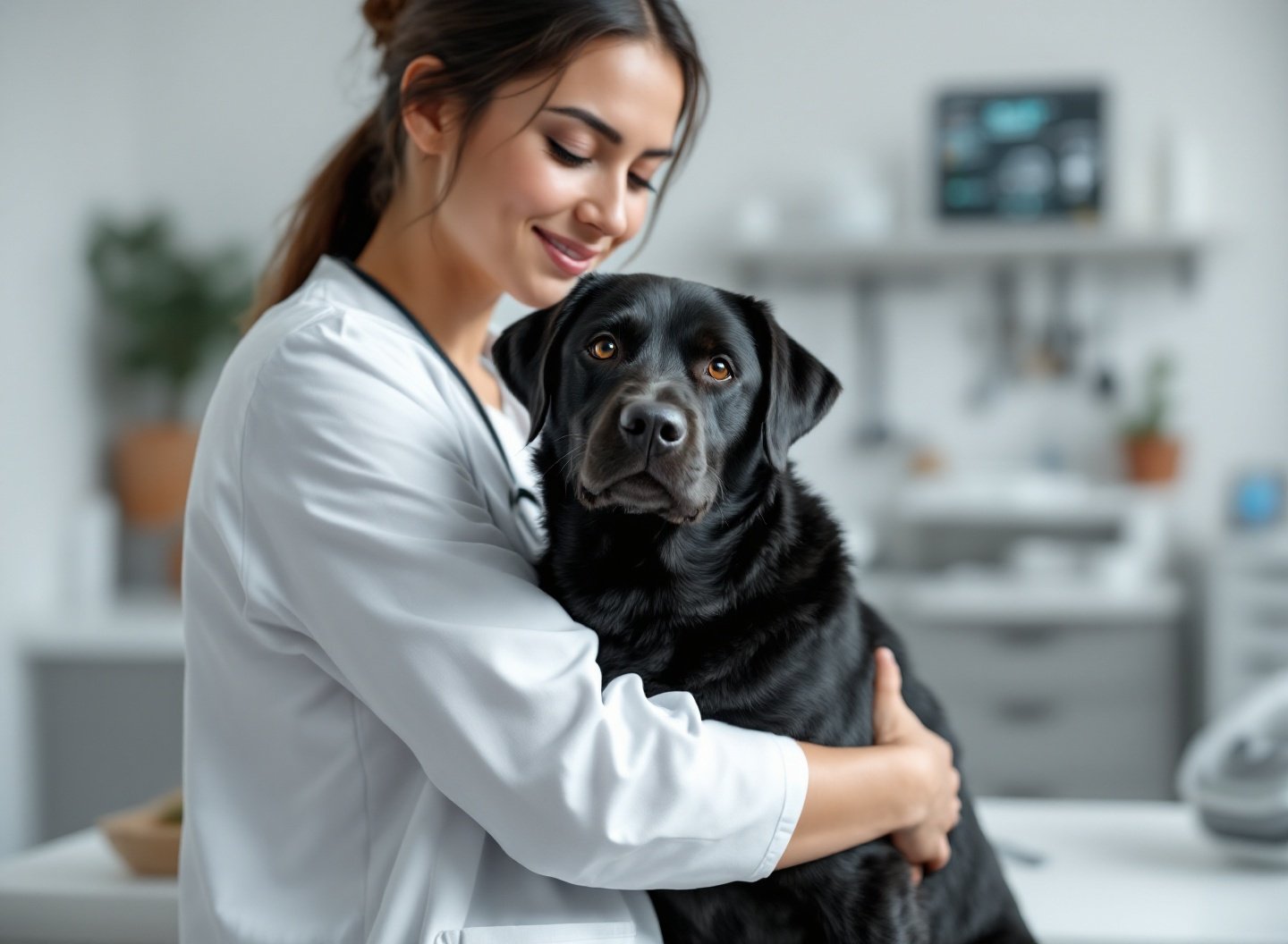 Antes de Levar um Cachorro para Casa: o Guia Definitivo que Todo Futuro Dono Precisa Ler 3 veterinária examinando filhote de cachorro em consultório preparado