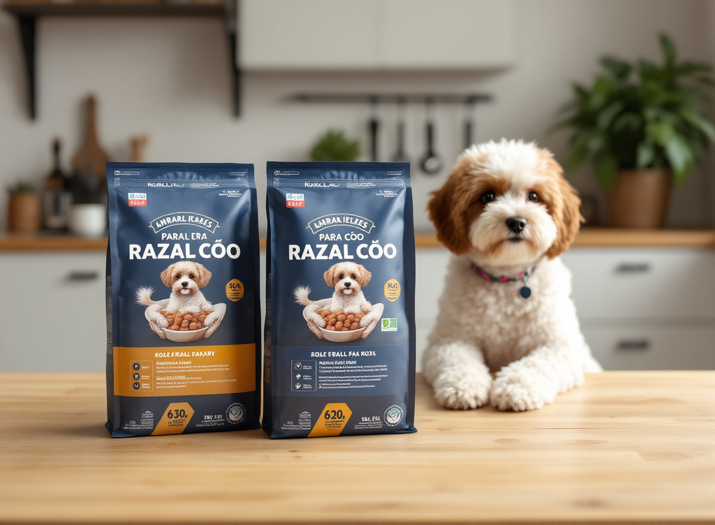 Ração para cão: como escolher a melhor opção sem gastar demais e garantir saúde do seu pet 3 Comparação de embalagens de rações para cão com análise de ingredientes