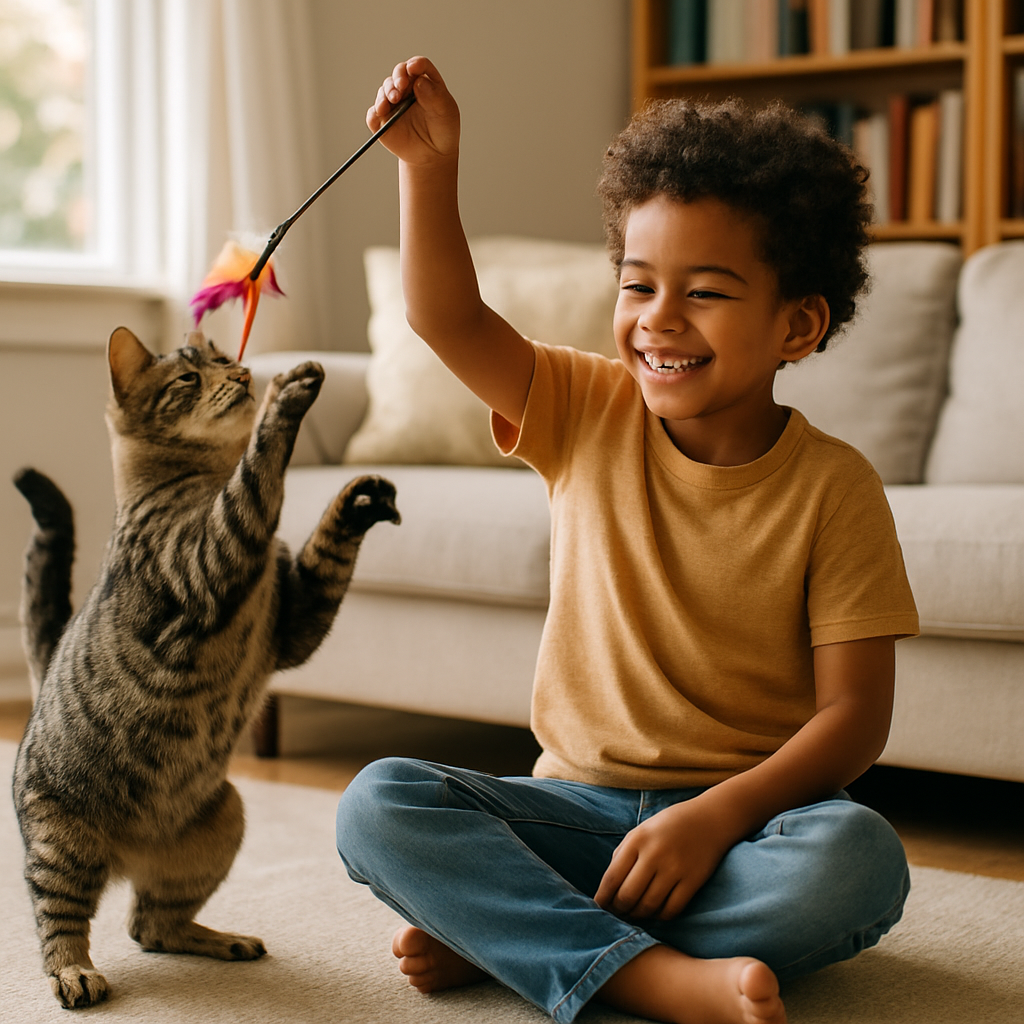 A surpreendente percepção dos gatos: o que eles realmente veem 4 interação de gatos com humanos