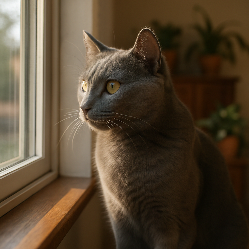 A surpreendente percepção dos gatos: o que eles realmente veem 2 visão dos gatos pela janela
