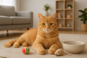 Bem-estar de gato após castração