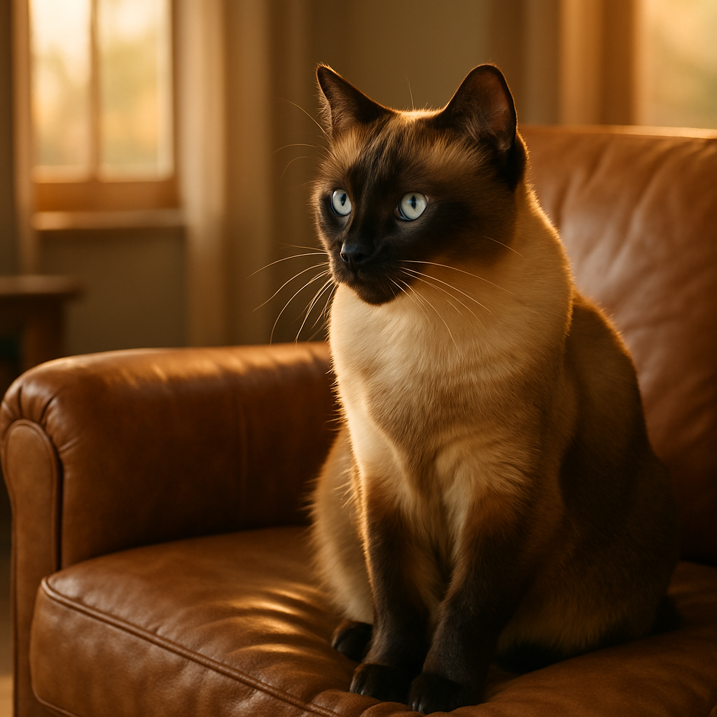A surpreendente verdade sobre a vida longa dos gatos 2 Gato siamês em ambiente acolhedor