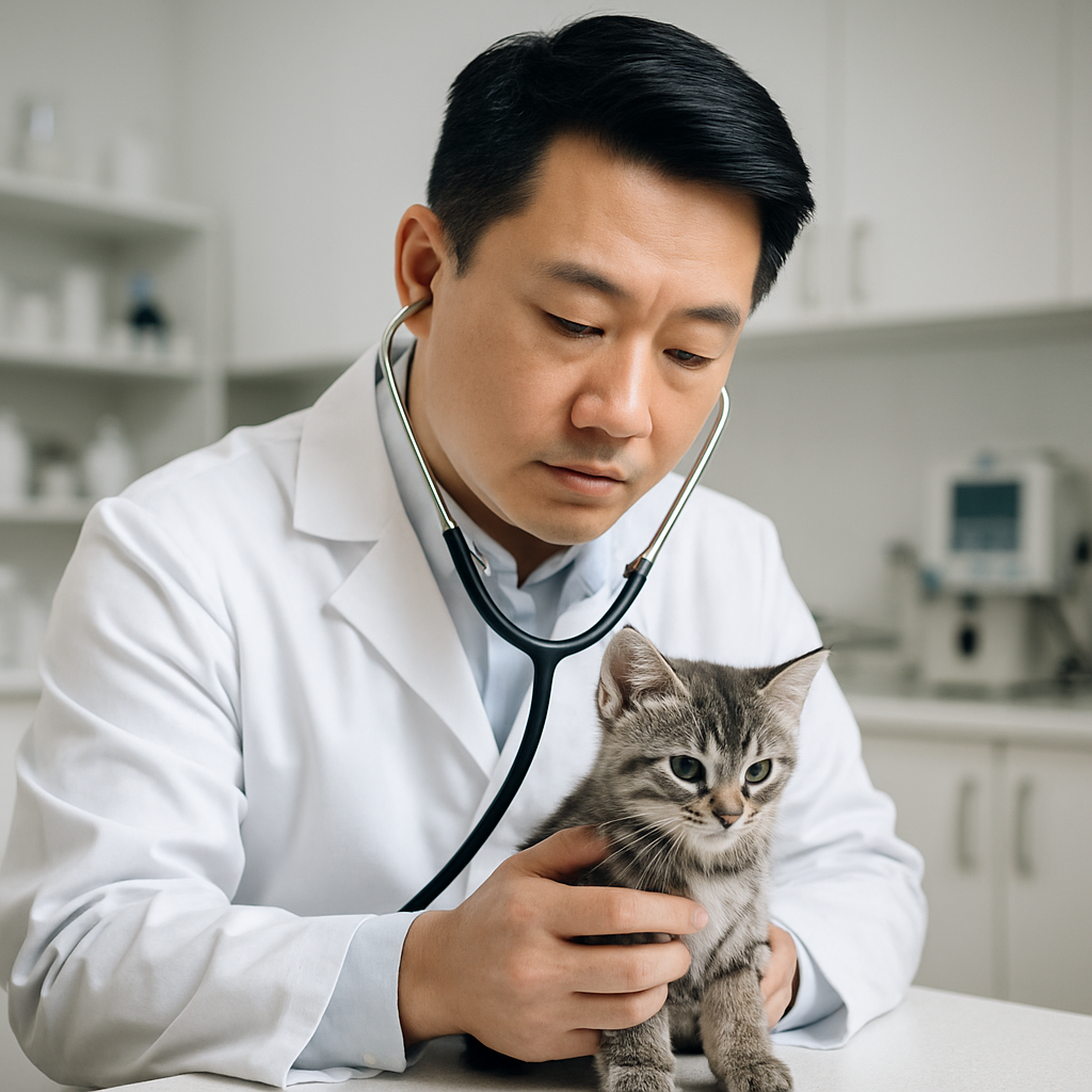 Gato recém-nascido: Como garantir um início de vida saudável 4 Cuidados veterinários para filhotes de gatos