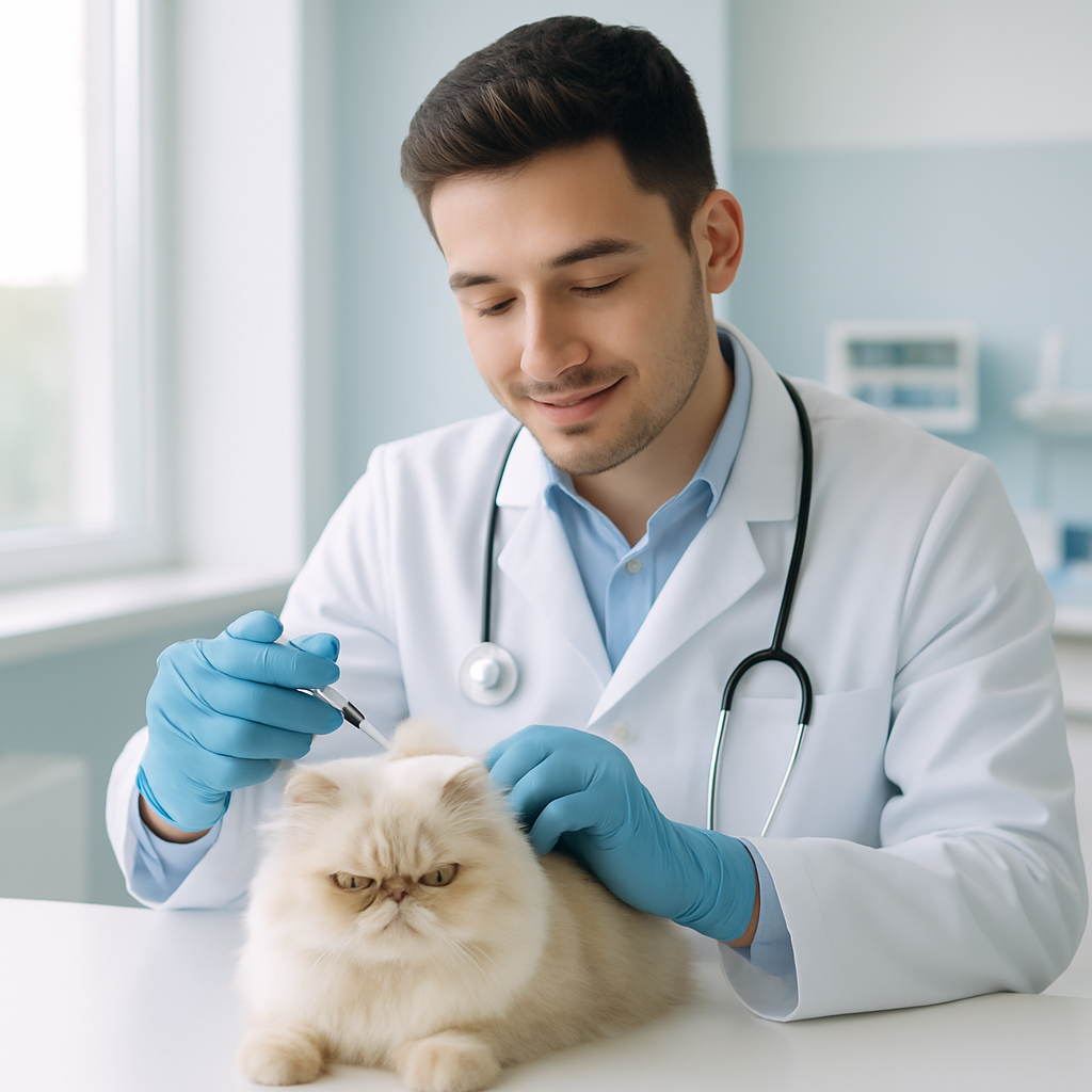 Guia Definitivo: Como Prevenir a Rinotraqueíte Felina 2 Vacinação de gatos persas contra rinotraqueíte felina
