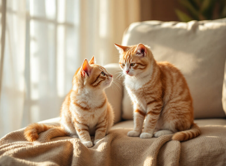 gato brincando com rato de pelúcia em ambiente doméstico aconchegante