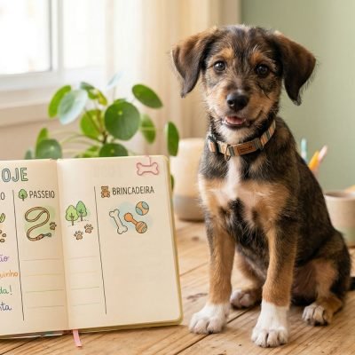 Filhote vira-lata rotina pets iniciantes capa blog